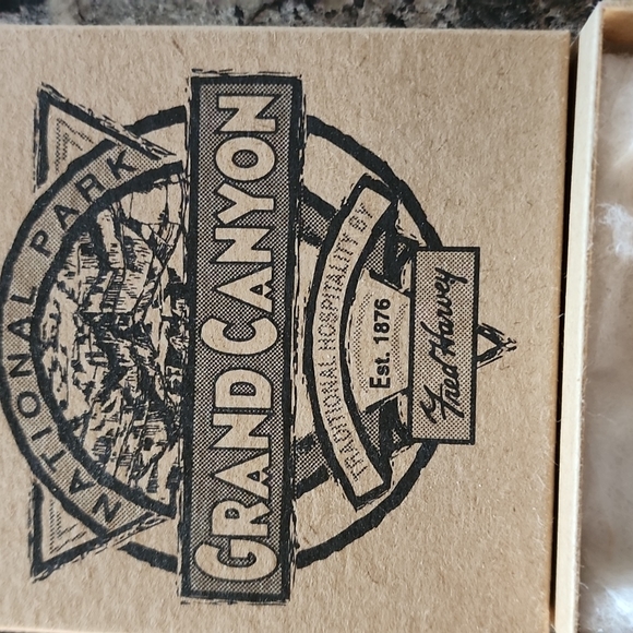 Vintage Fred Harvey Turquoise and Silver Earrings - Picture 2 of 2